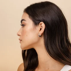 PAVOI Hoops-Flat Gold Hoops