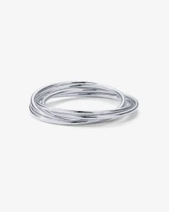 PAVOI Stackable|Anxiety-Four Ways Spinning Anxiety Ring