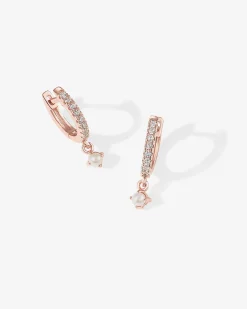 PAVOI Dangle & Threader|Huggies-Freshwater Pearl Huggies