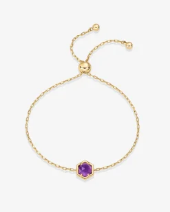 PAVOI Solitaire-Gemstone Hexagon Bracelet