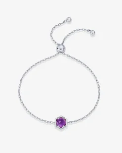 PAVOI Solitaire-Gemstone Hexagon Bracelet