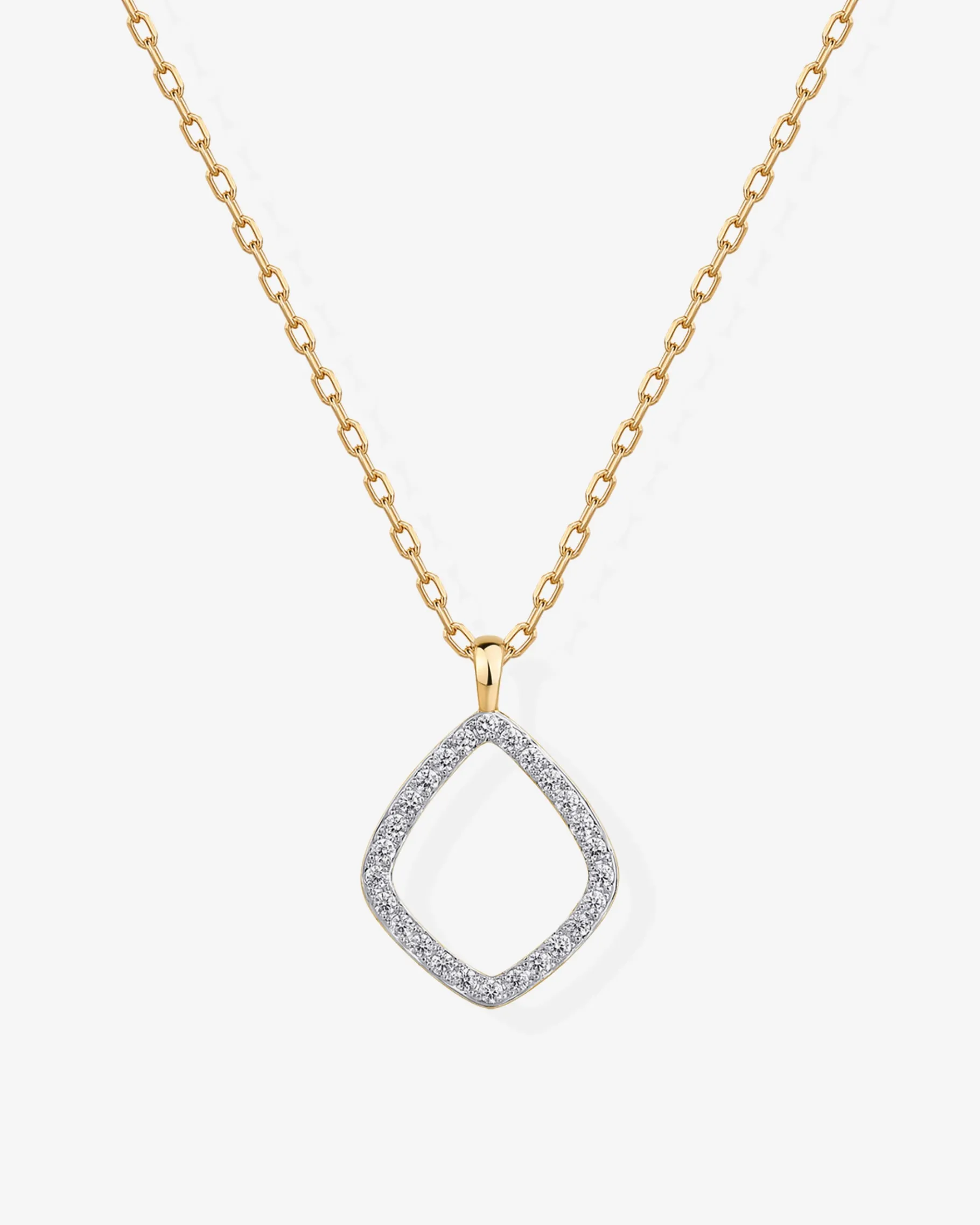 PAVOI Pendants-Geo Dangle Necklace