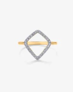 PAVOI Statement|Statement-Geo Diamond Ring