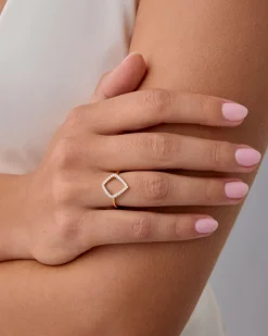 PAVOI Statement|Statement-Geo Diamond Ring
