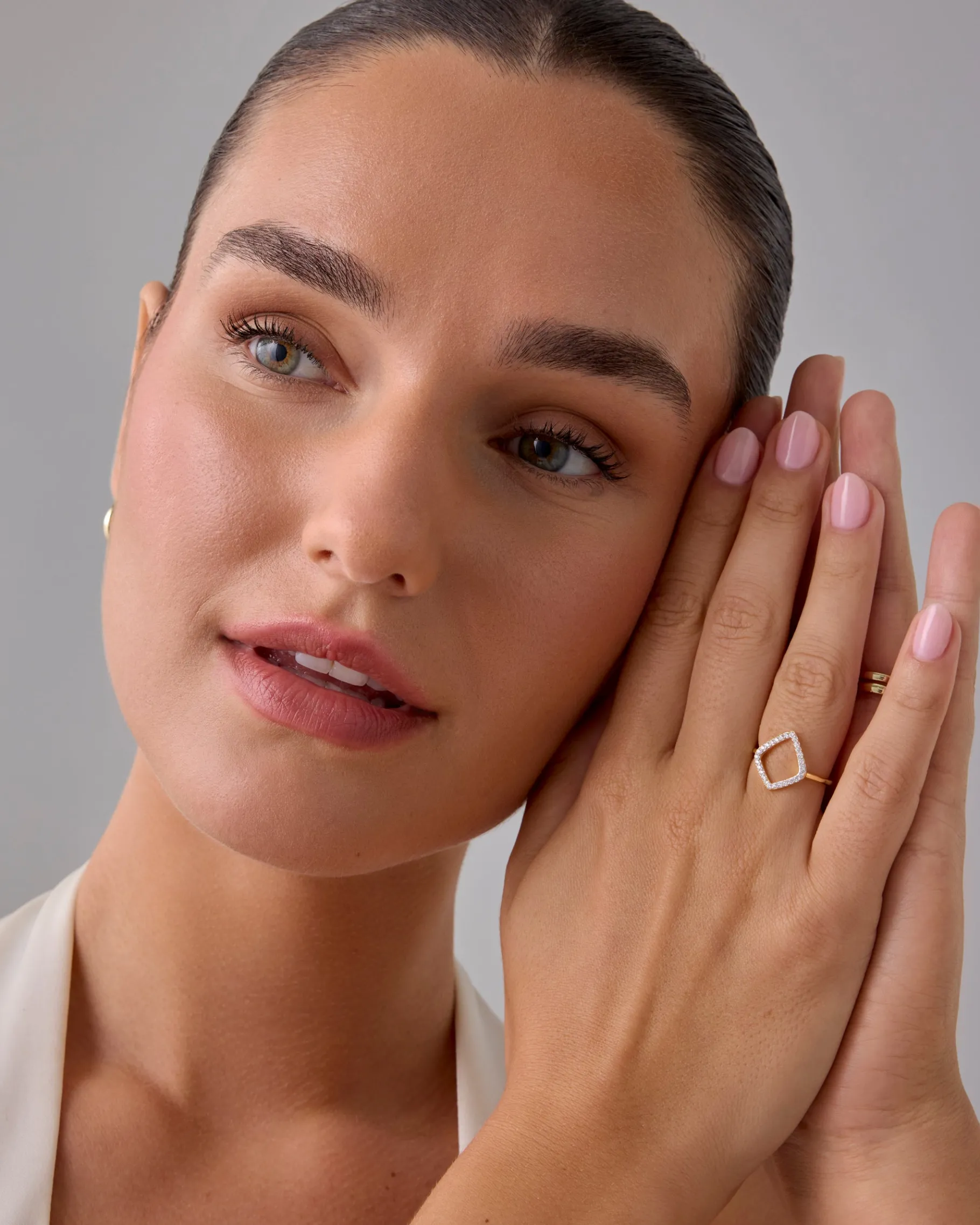 PAVOI Statement|Statement-Geo Diamond Ring