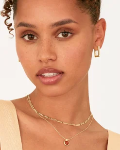 PAVOI Huggies|Hoops-Geometric Rectangle Hoop
