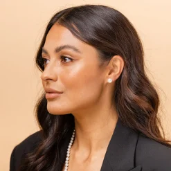 PAVOI Studs-Gold Freshwater Pearl Studs