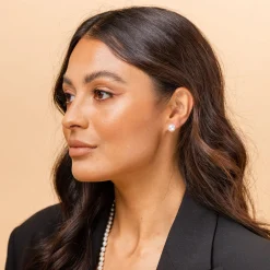 PAVOI Studs-Gold Freshwater Pearl Studs