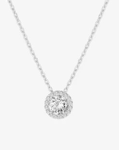 PAVOI Pendants-Halo Necklace