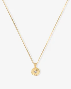 PAVOI Pendants-Hammered Coin Pendant