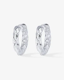 PAVOI Huggies|Hoops-Hammered Huggies