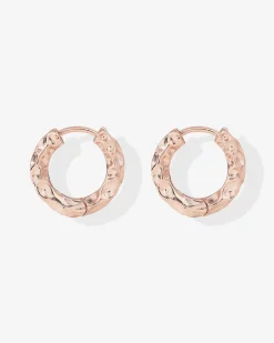 PAVOI Huggies|Hoops-Hammered Huggies