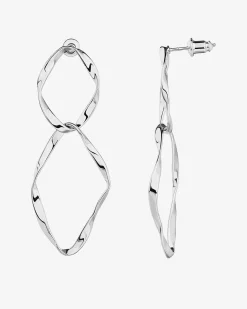 PAVOI Hoops|Dangle & Threader-Hammered Infinity Hoop