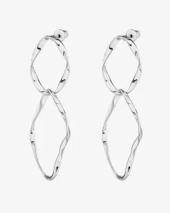 PAVOI Hoops|Dangle & Threader-Hammered Infinity Hoop