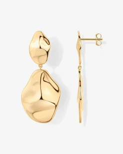 PAVOI Dangle & Threader-Hammered Teardrop Drop Dangle