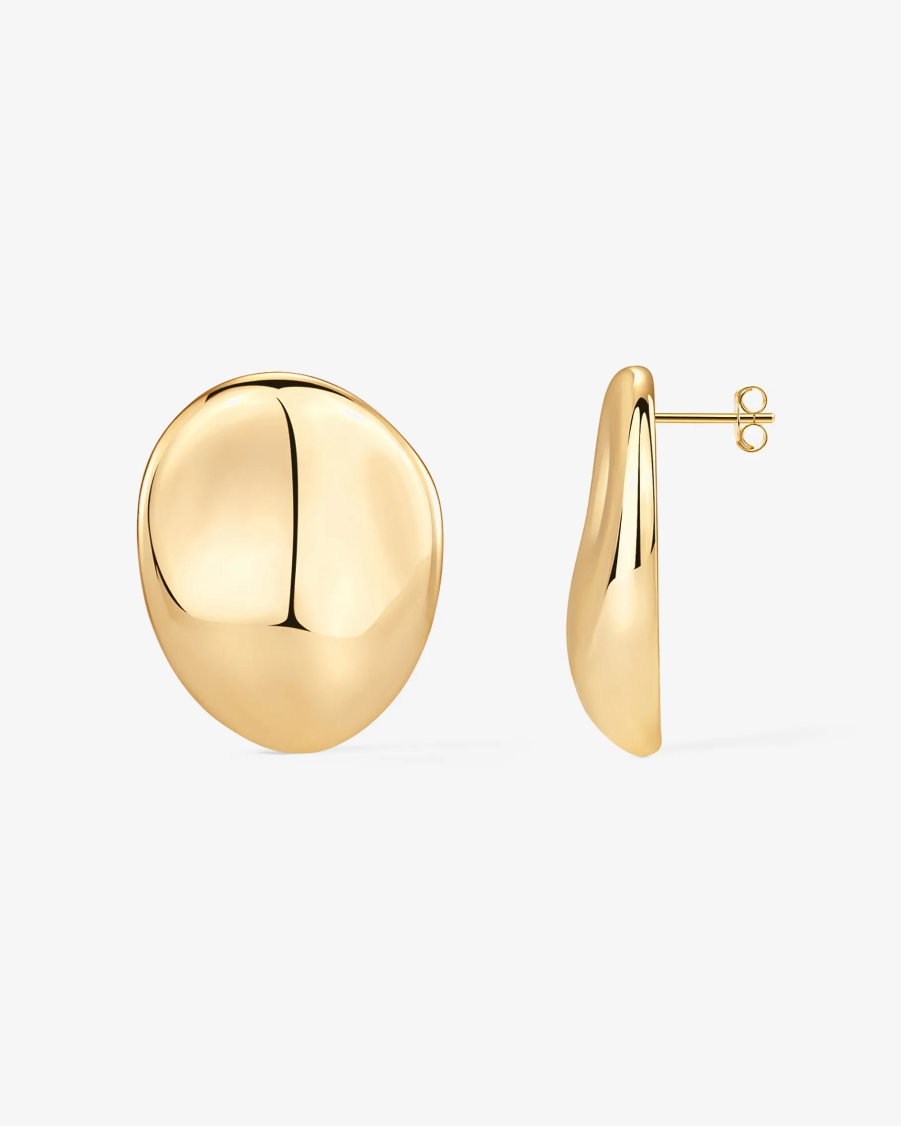PAVOI Statement-Hammered Teardrop Earrings