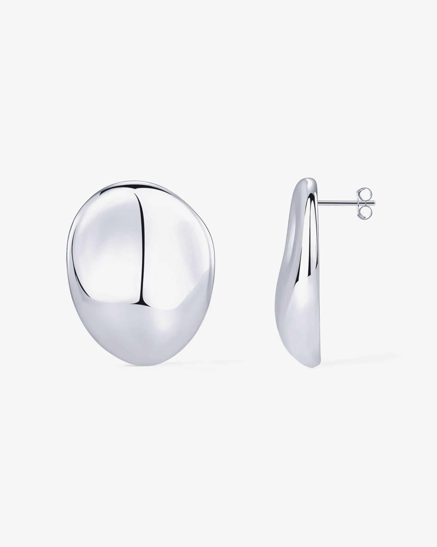 PAVOI Statement-Hammered Teardrop Earrings