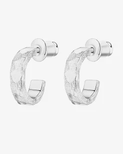 PAVOI Hoops-Hammered Thick Hoop