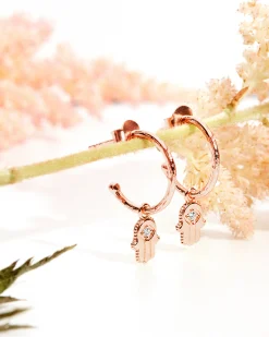 PAVOI Dangle & Threader|Hoops-Hamsa Hoops