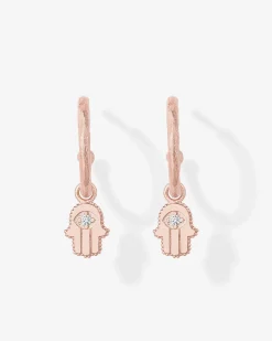 PAVOI Dangle & Threader|Hoops-Hamsa Hoops