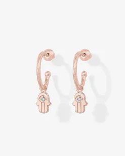 PAVOI Dangle & Threader|Hoops-Hamsa Hoops