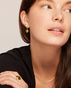 PAVOI Huggies-Heart Charm Earrings