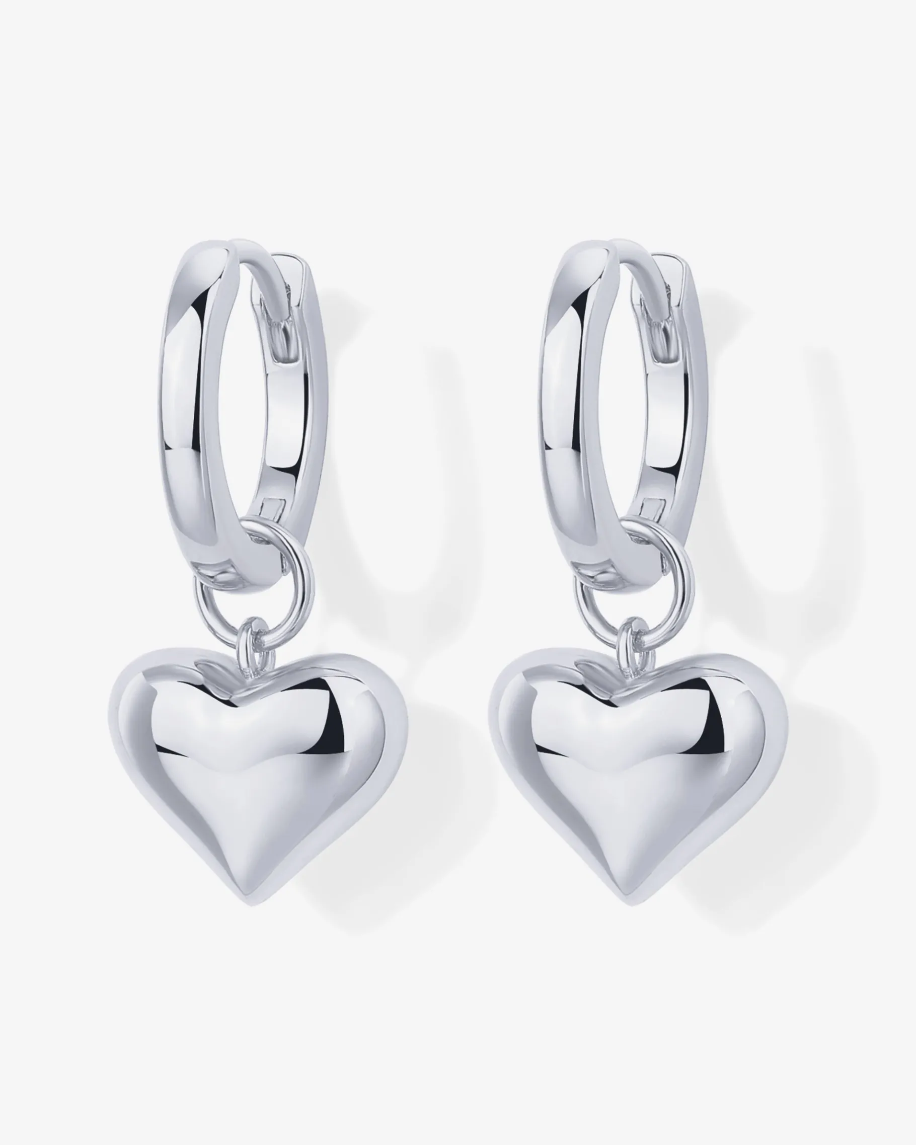 PAVOI Huggies-Heart Charm Earrings
