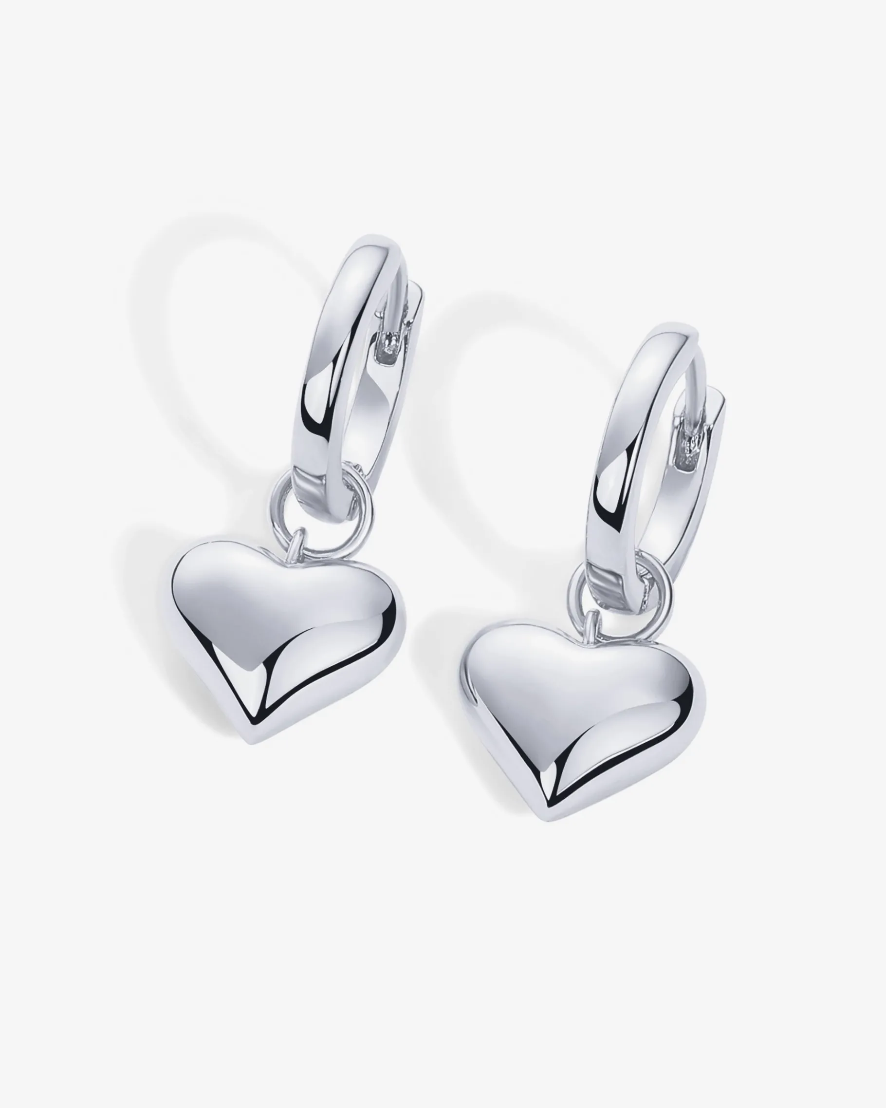 PAVOI Huggies-Heart Charm Earrings