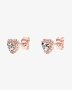 PAVOI Studs-Heart Halo Studs