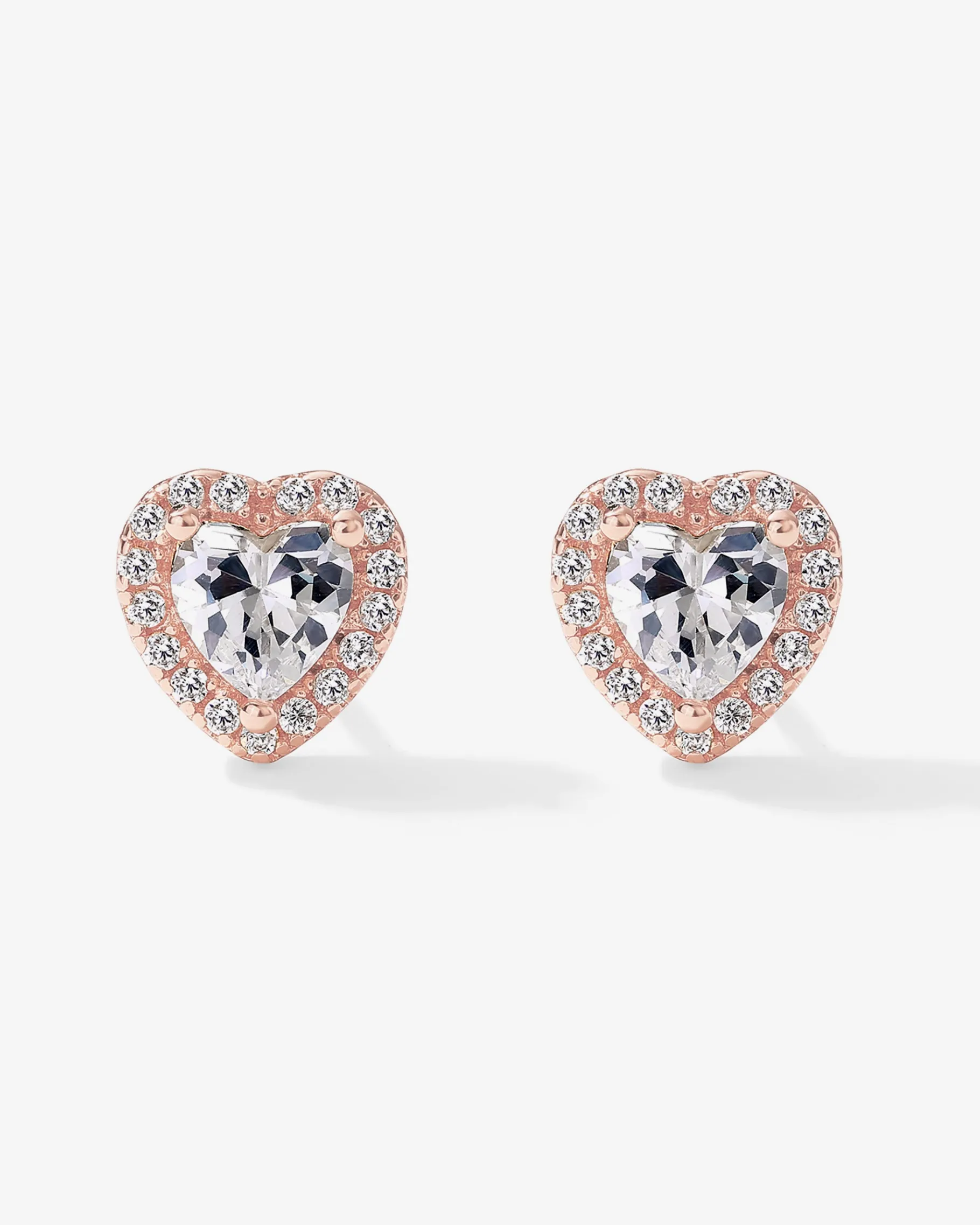 PAVOI Studs-Heart Halo Studs