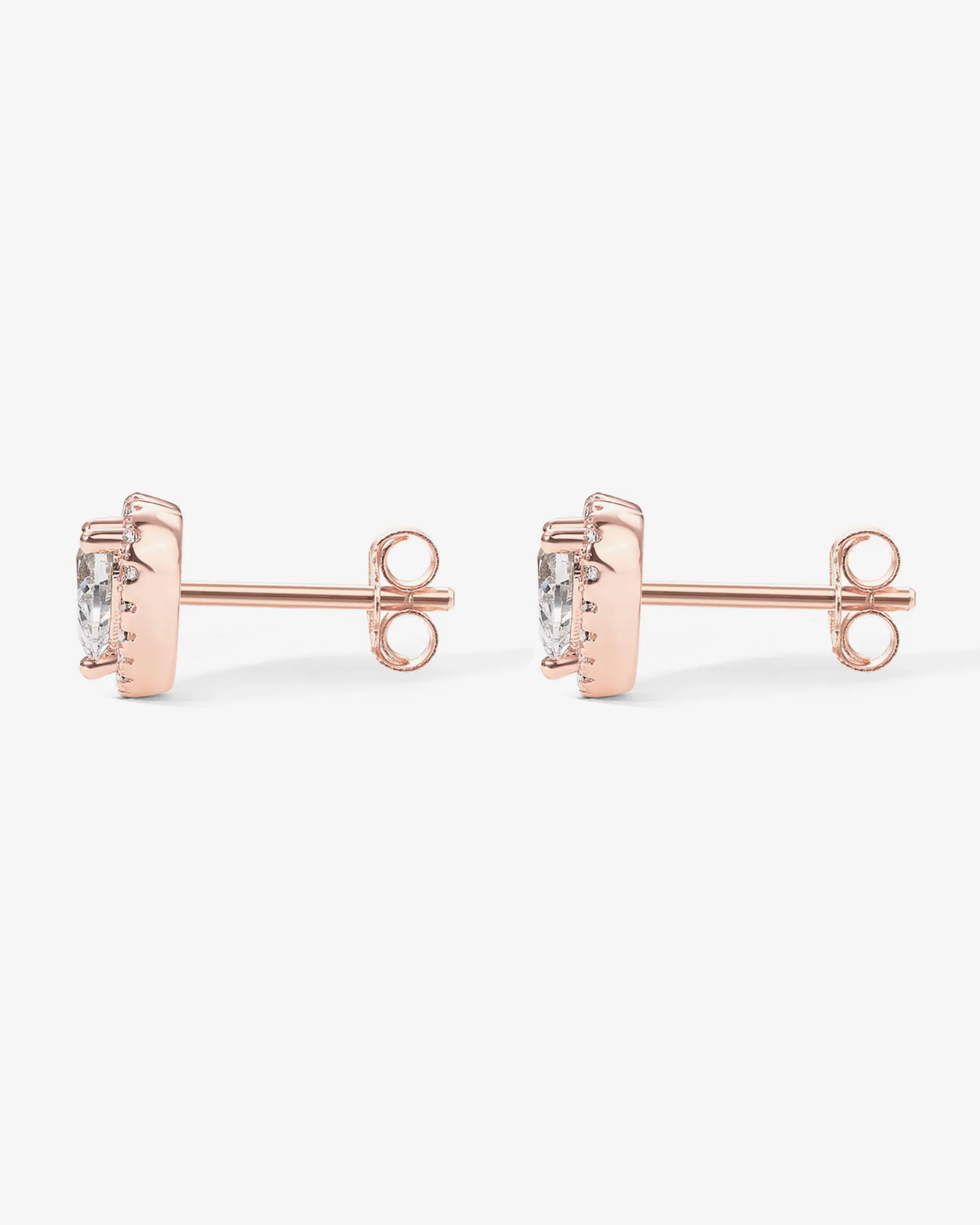 PAVOI Studs-Heart Halo Studs
