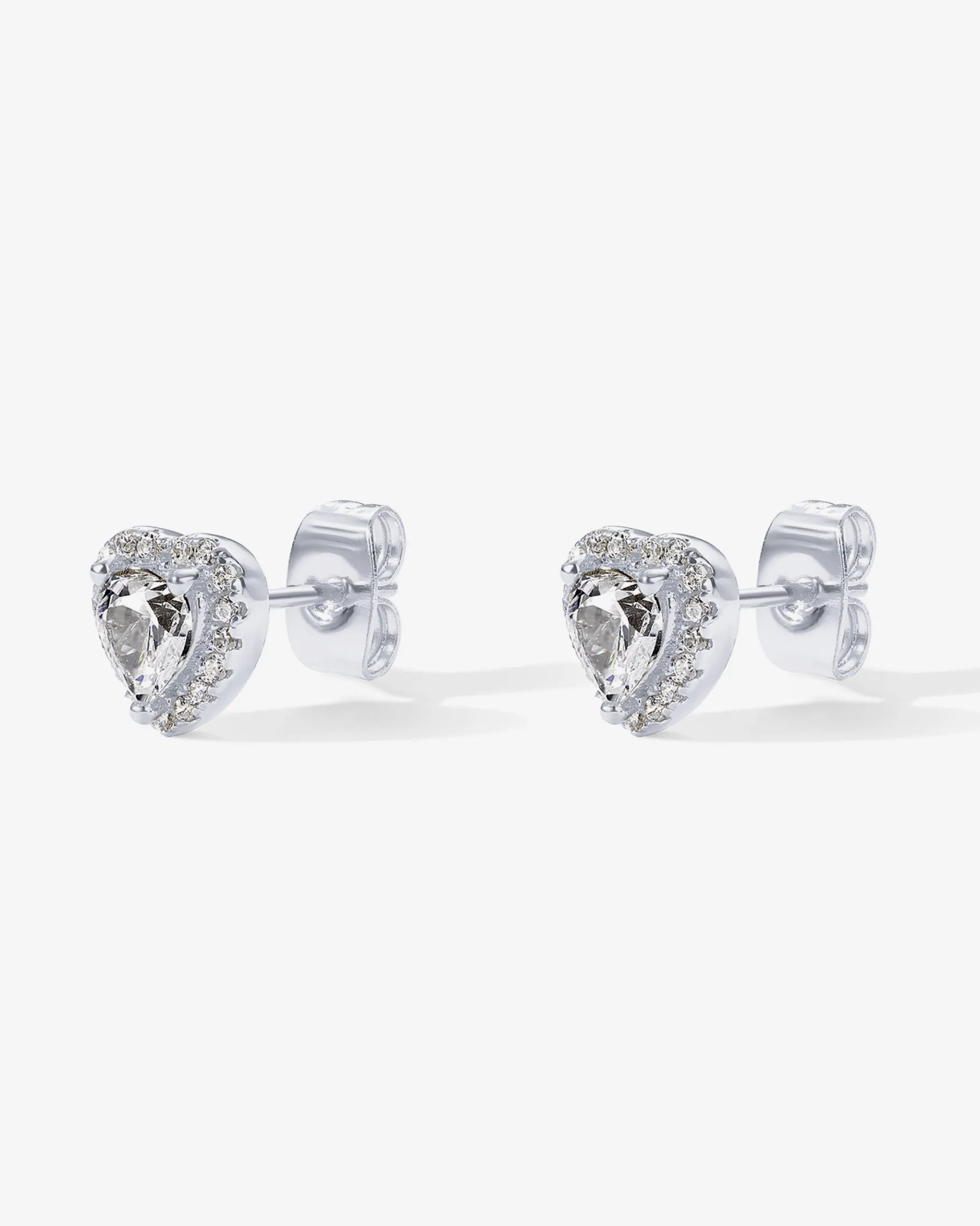 PAVOI Studs-Heart Halo Studs