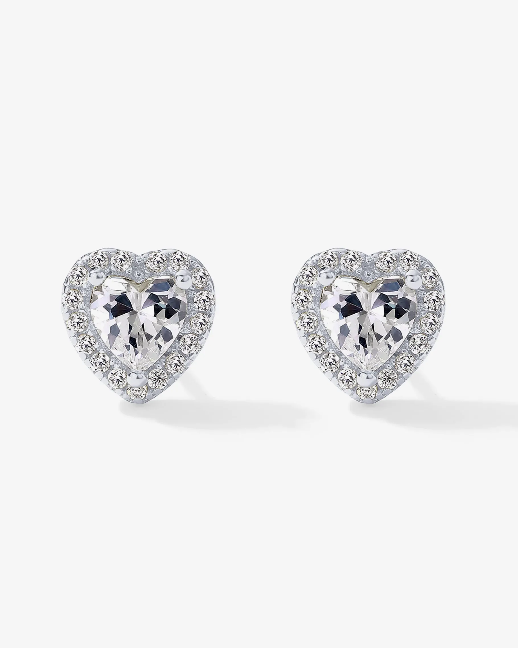PAVOI Studs-Heart Halo Studs