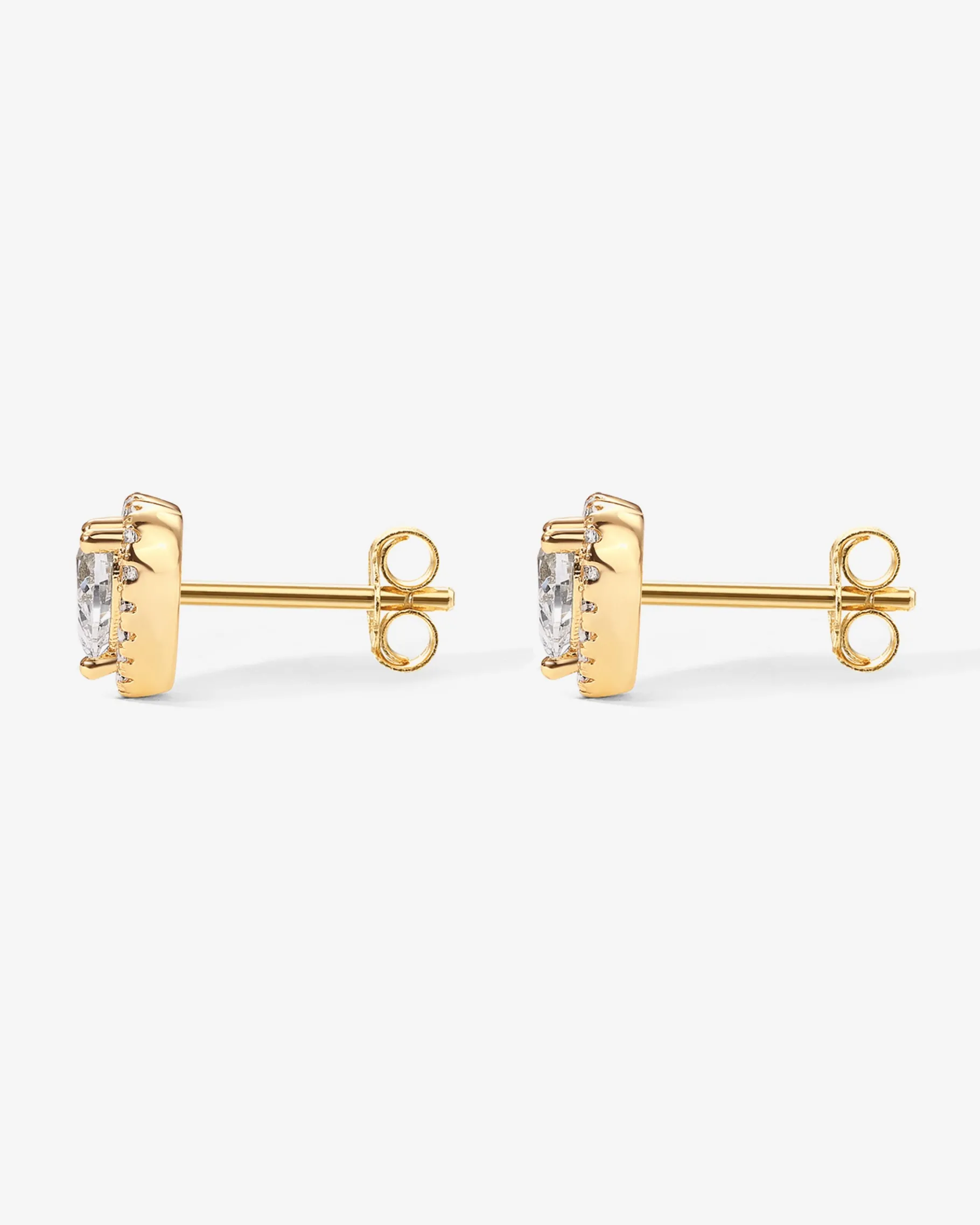 PAVOI Studs-Heart Halo Studs