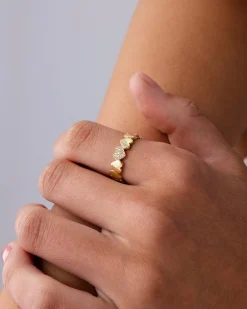 PAVOI Statement|Statement-Heart Stackable Ring