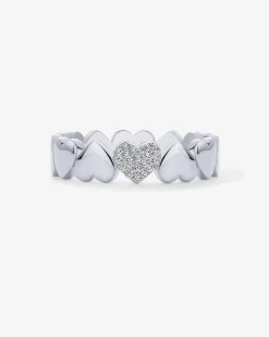 PAVOI Statement|Statement-Heart Stackable Ring