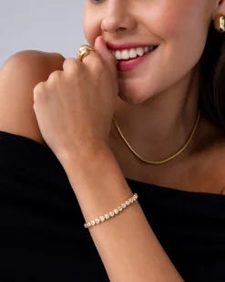 PAVOI Tennis-Heart-Shaped Tennis Bracelet