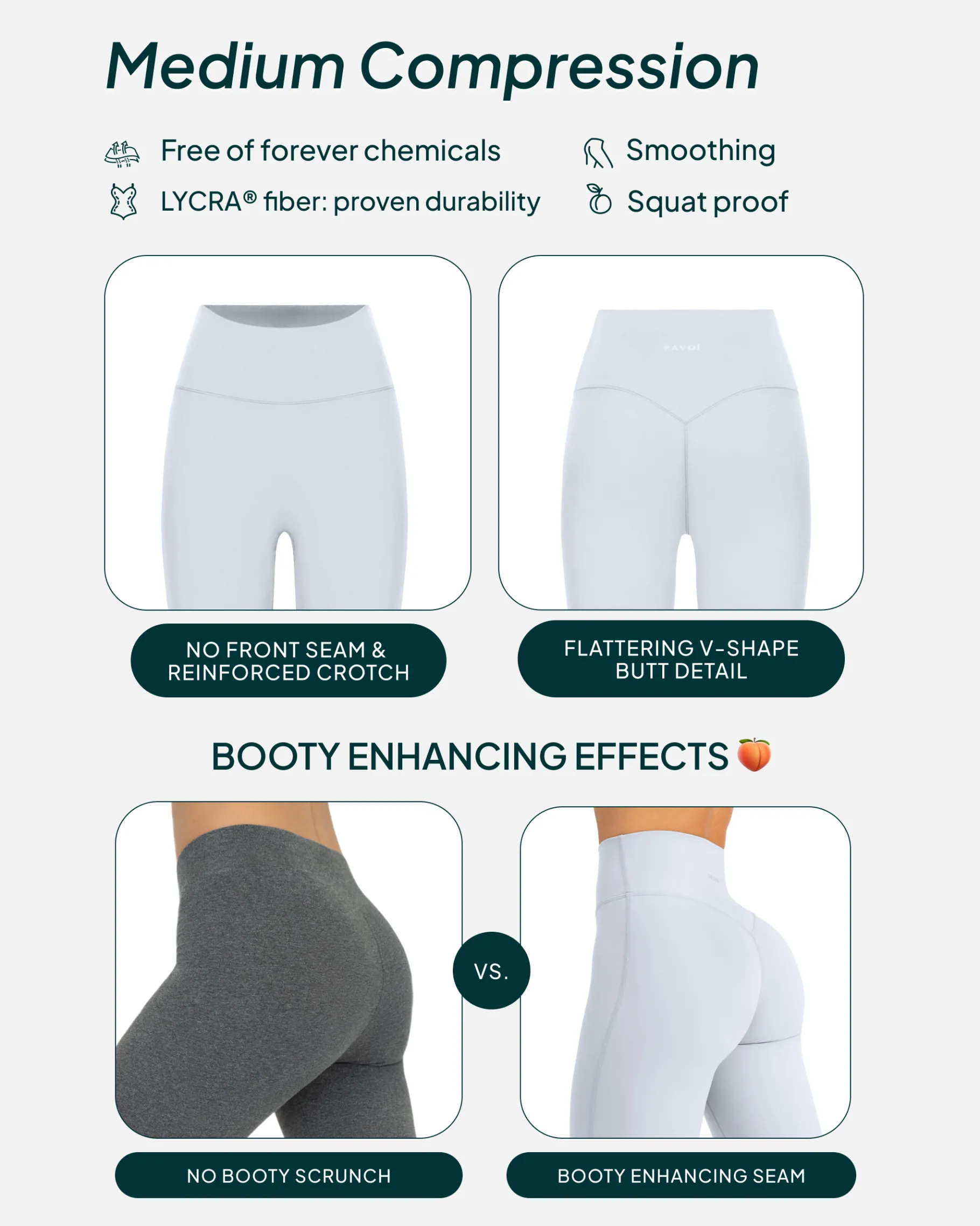 PAVOI Leggings|Tall Length-High-Waisted Butt Lifting Tall-Length Yoga Leggings