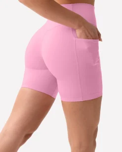 PAVOI With Pockets|6" Inseam-High-Waisted Butt Lifting 6" Biker Shorts with Pockets