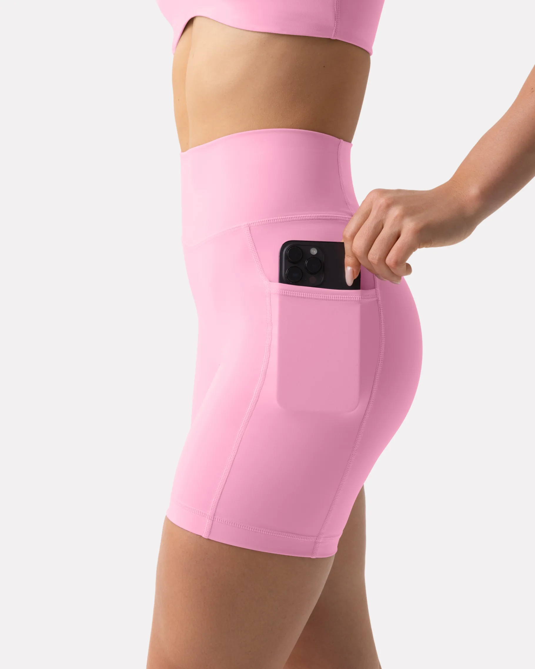 PAVOI With Pockets|6" Inseam-High-Waisted Butt Lifting 6" Biker Shorts with Pockets