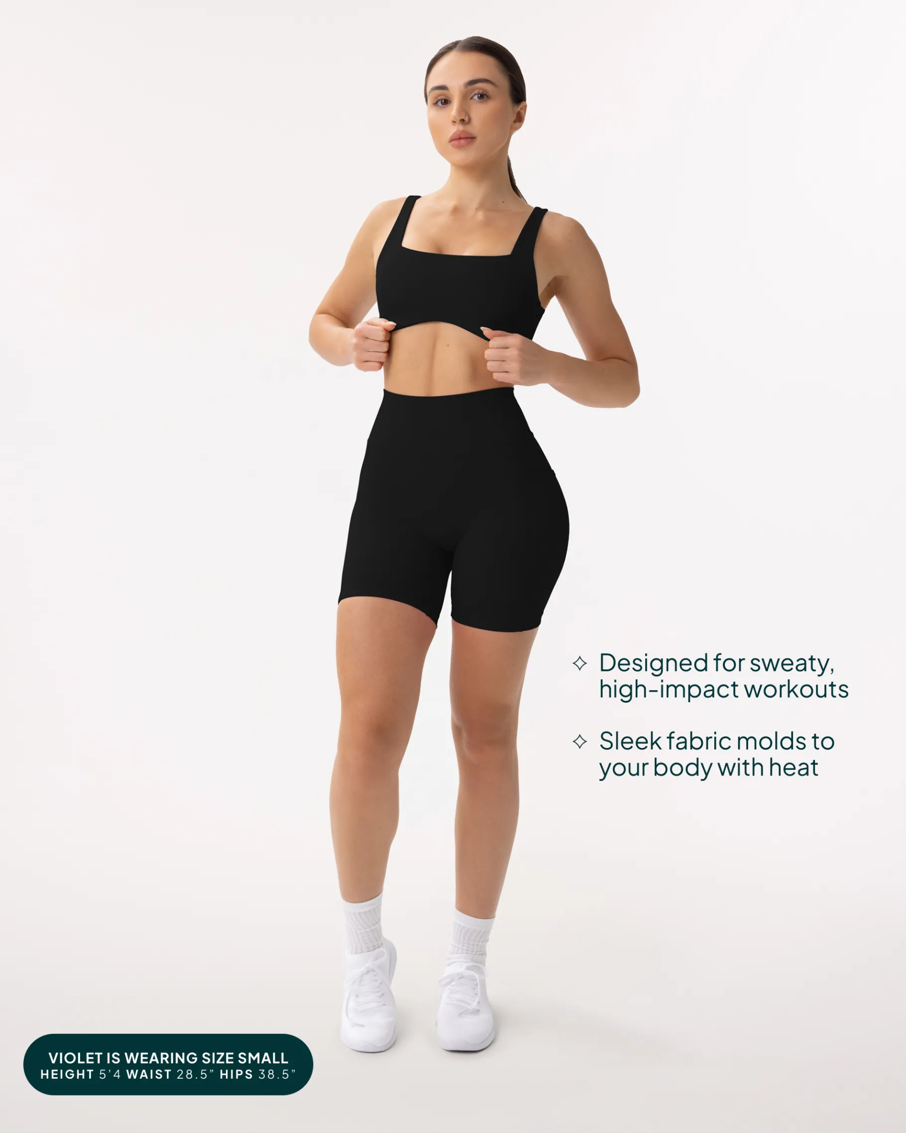 PAVOI With Pockets|6" Inseam-High-Waisted Butt Lifting 6" Biker Shorts with Pockets