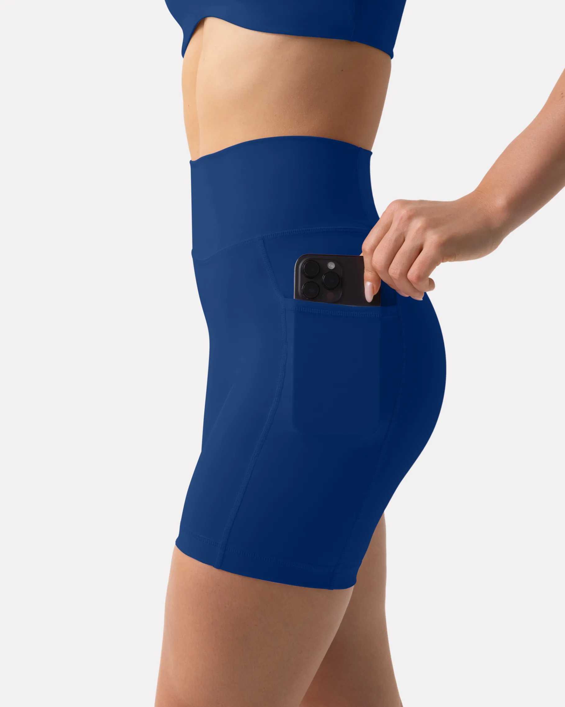 PAVOI With Pockets|6" Inseam-High-Waisted Butt Lifting 6" Biker Shorts with Pockets