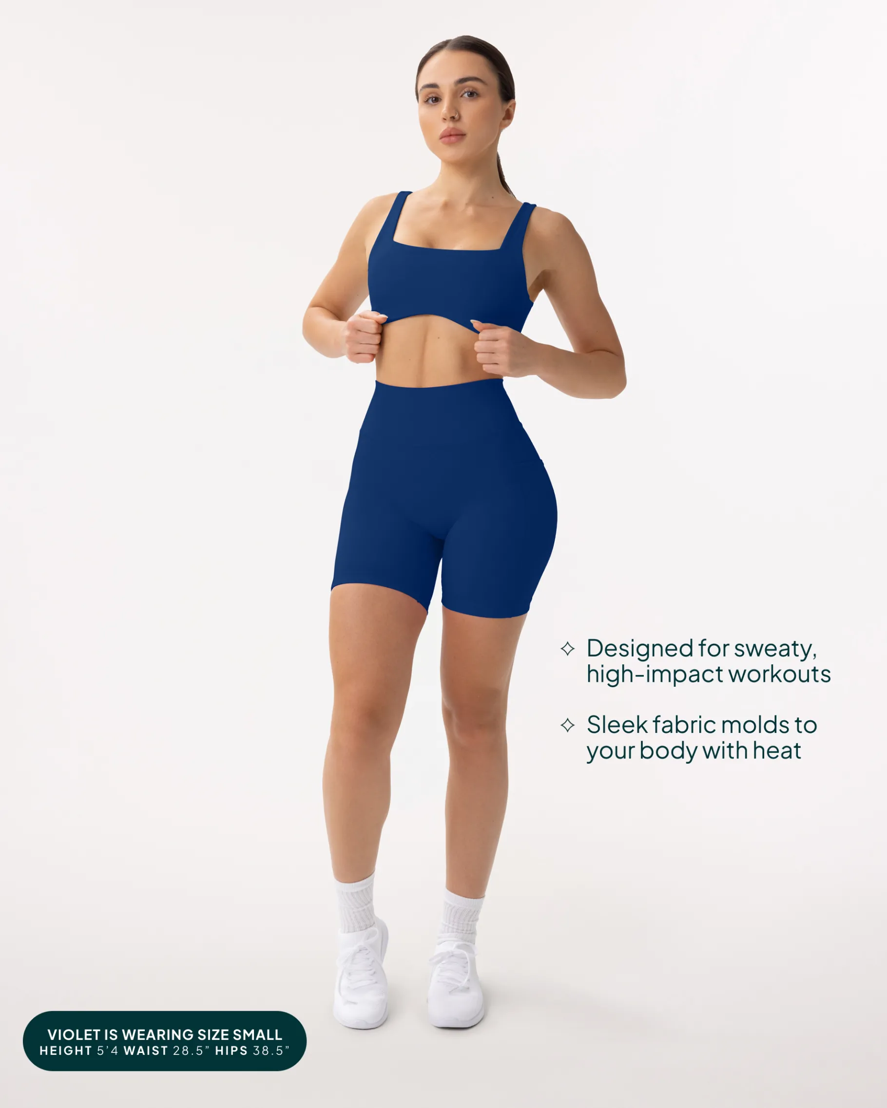 PAVOI With Pockets|6" Inseam-High-Waisted Butt Lifting 6" Biker Shorts with Pockets