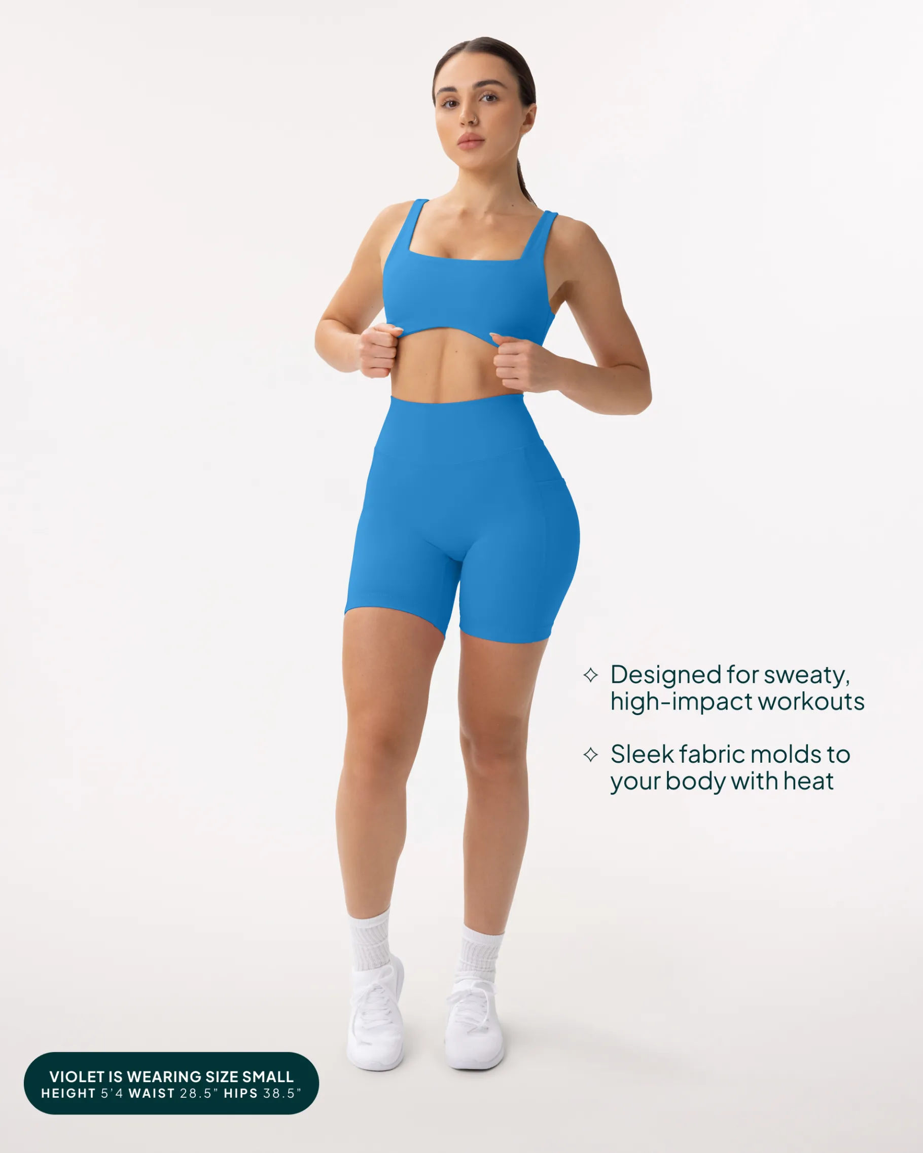 PAVOI With Pockets|6" Inseam-High-Waisted Butt Lifting 6" Biker Shorts with Pockets