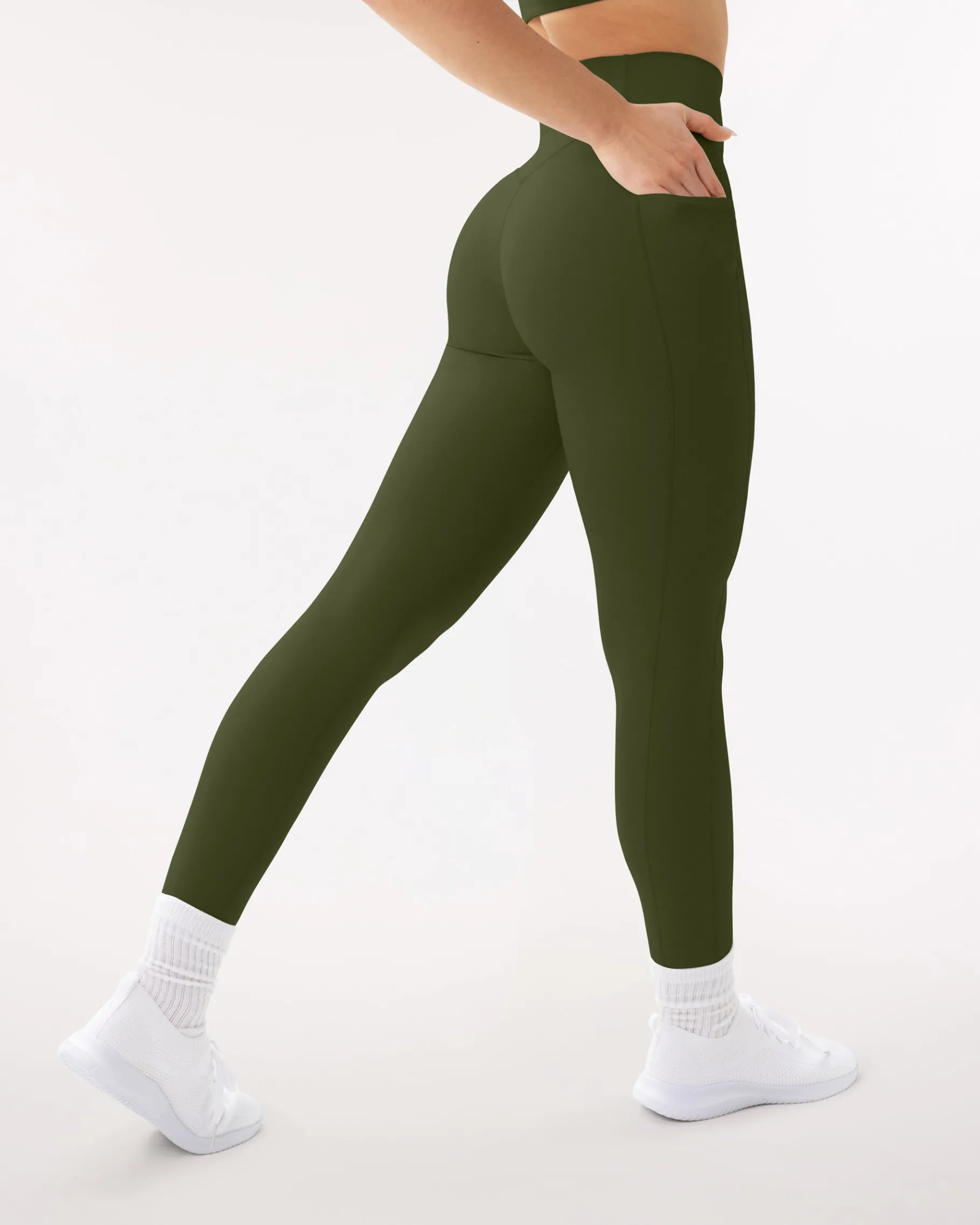 PAVOI With Pockets|Tall Length-High-Waisted Butt Lifting Tall-Length Leggings with Pockets