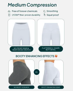 PAVOI Full Length|Leggings-High-Waisted Butt Lifting Full-Length Yoga Leggings
