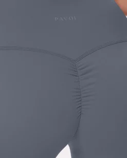 PAVOI Full Length-High-Waisted Lifting Full-Length Yoga Leggings with Scrunch