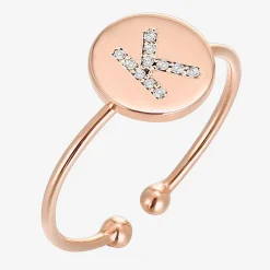 PAVOI Adjustable-Initial Ring