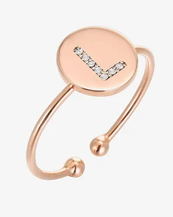 PAVOI Adjustable-Initial Ring