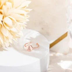 PAVOI Adjustable-Initial Ring